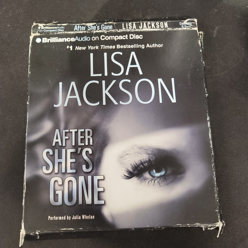 Lisa Jackson Audiobooks CDs After She's Gone‎ Preowned